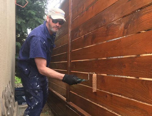 Hood River Fence Staining